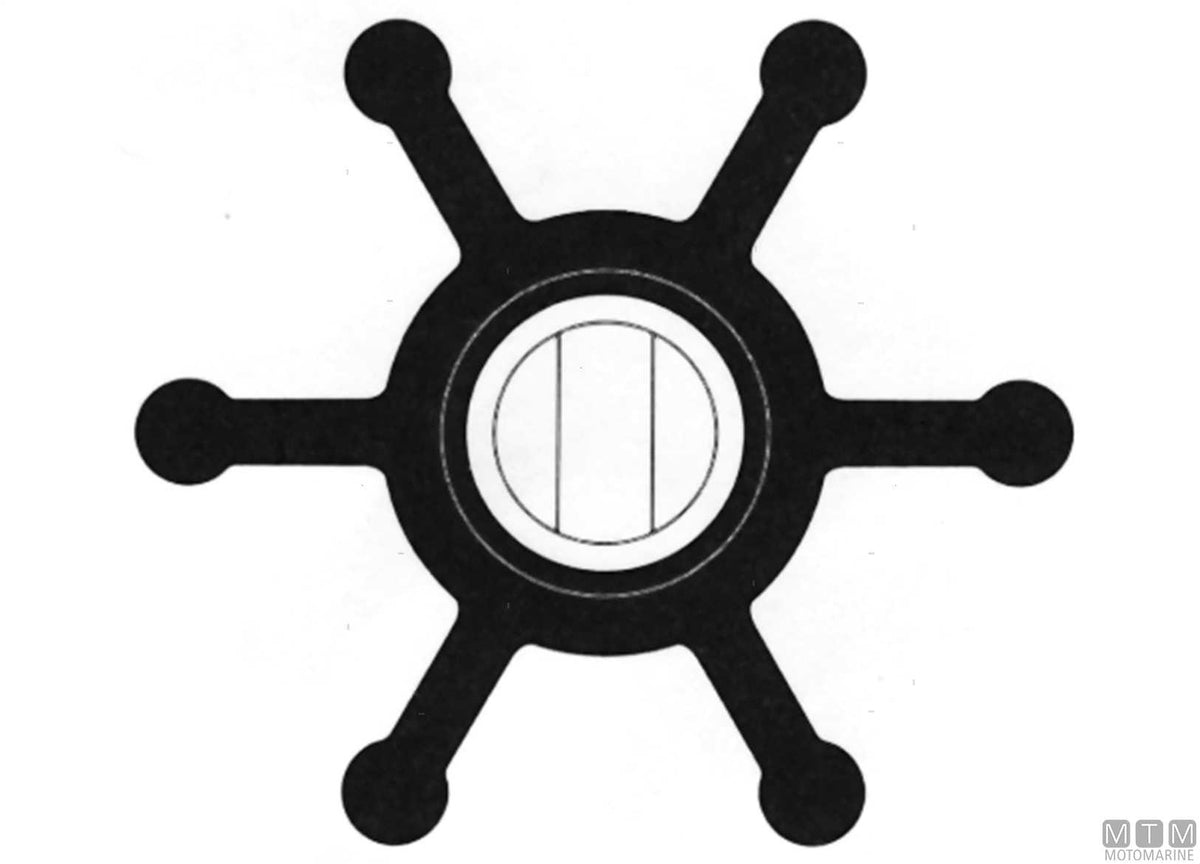 Impeller Johnson 09-801B - original photo Motomarine Srl
