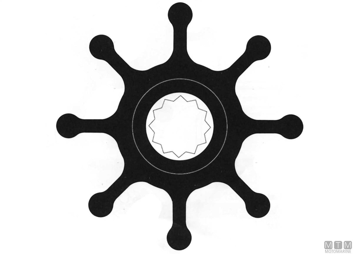 Impeller Johnson 09-801B - original photo Motomarine Srl