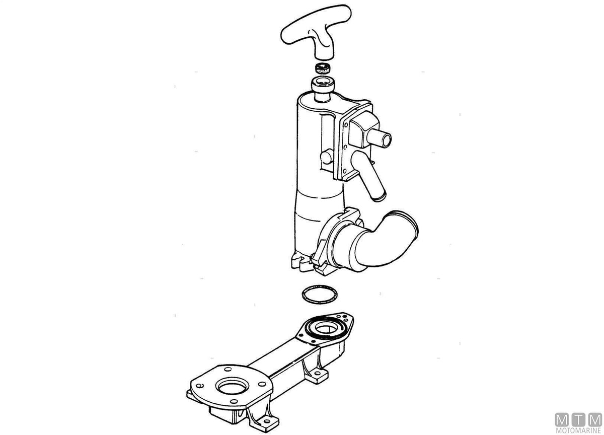 Toilet RM69 manual pump Regata - original photo Motomarine Srl