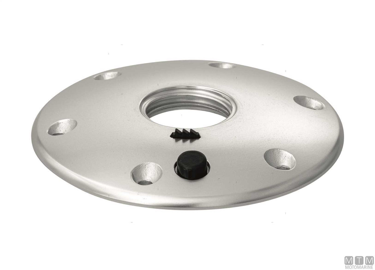 Base II for old model Twist Lock table support in aluminium - original photo Motomarine Srl