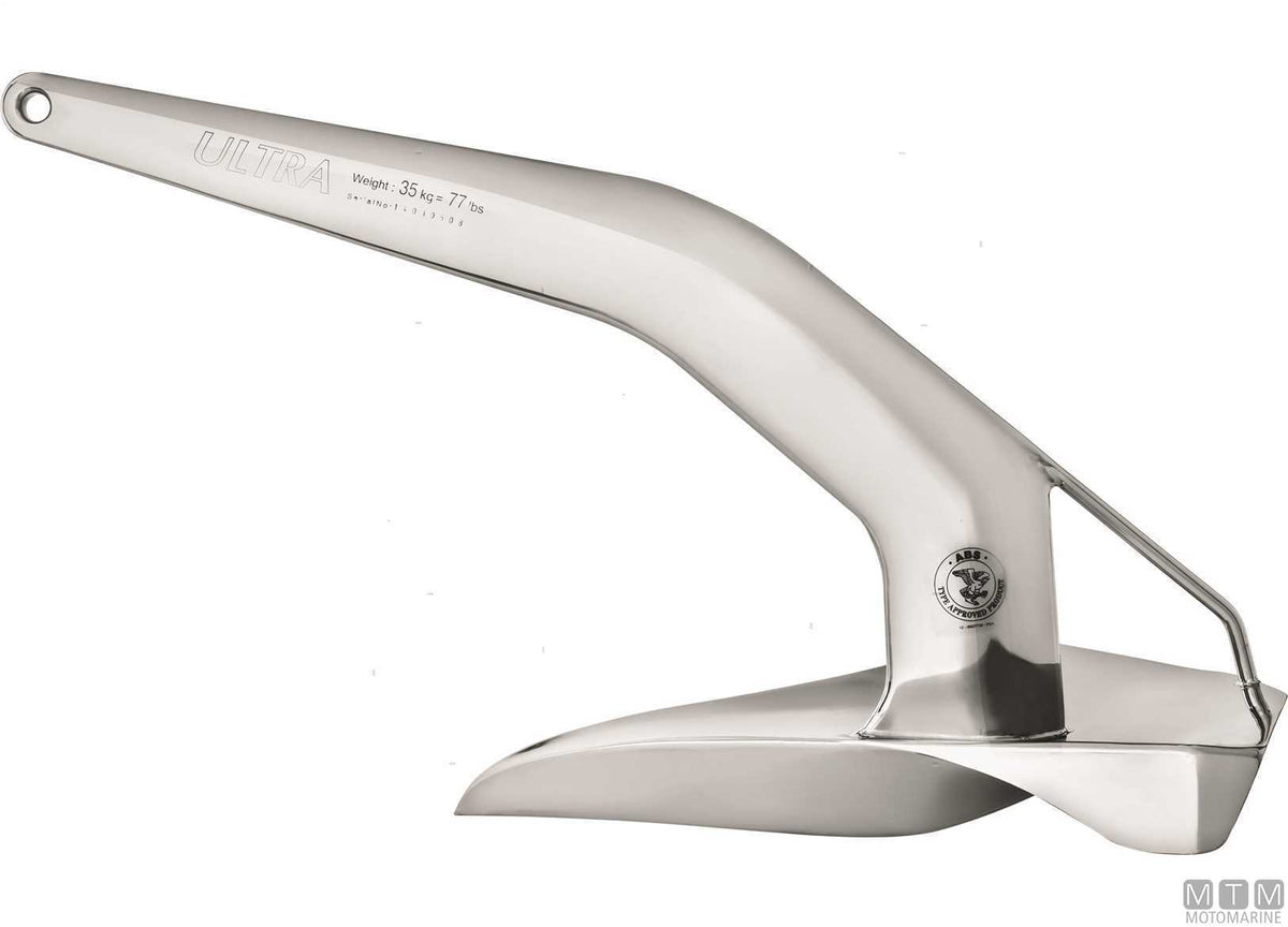 Ultra Marine anchor 35 kg stainless steel 316 - original photo Motomarine Srl