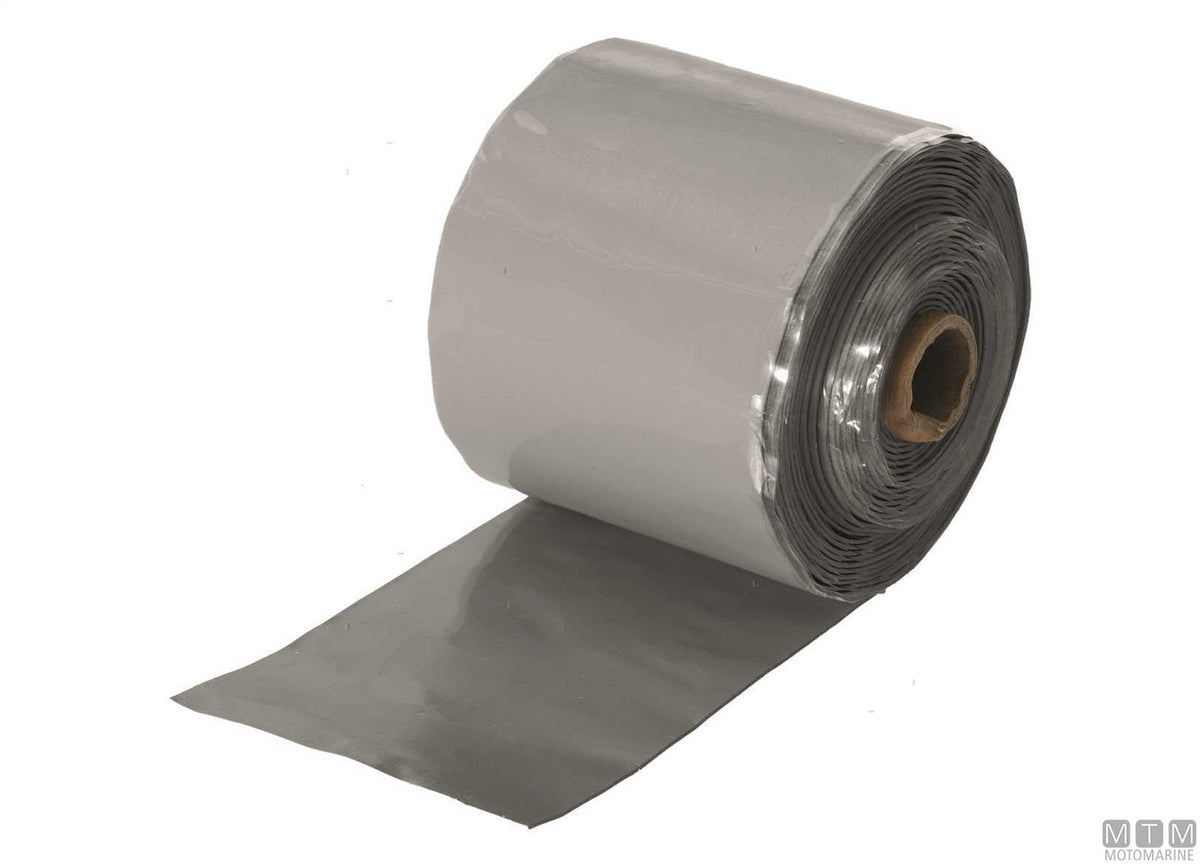 Elastic high-temperature thermal insulation tape H100 mm L5.5 m - original photo Motomarine Srl