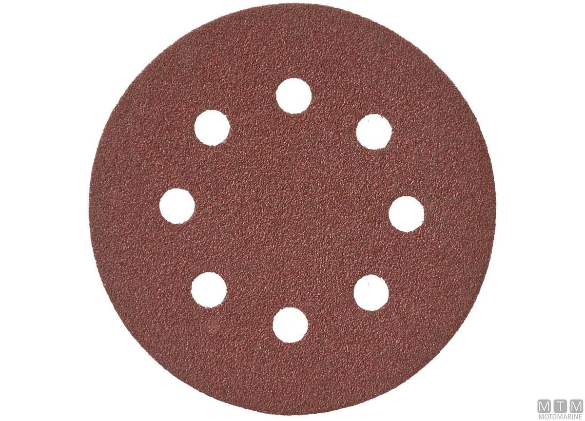 AH-E P40 hook-and-loop sanding discs 125 mm 25 pcs - original photo Motomarine Srl
