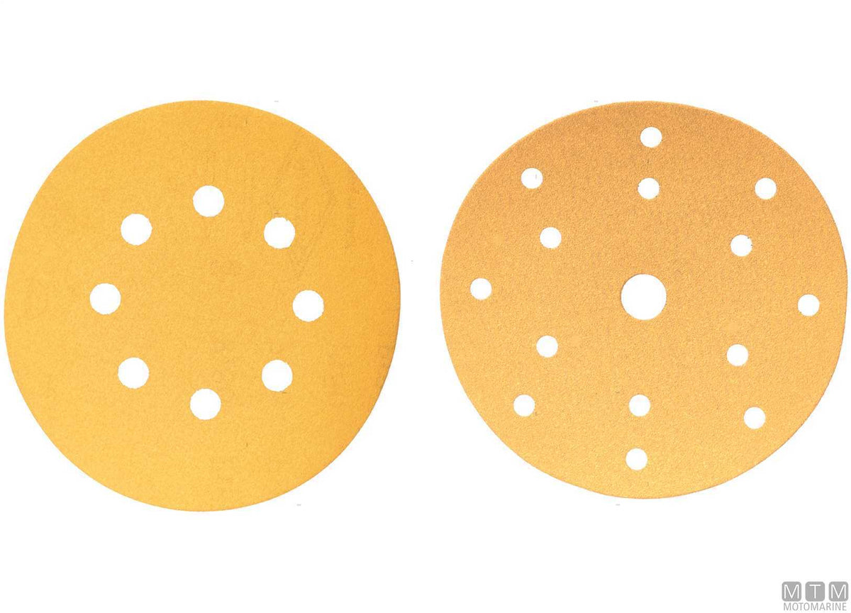 Hook-and-loop abrasive disc SCS P220 150 mm - original photo Motomarine Srl