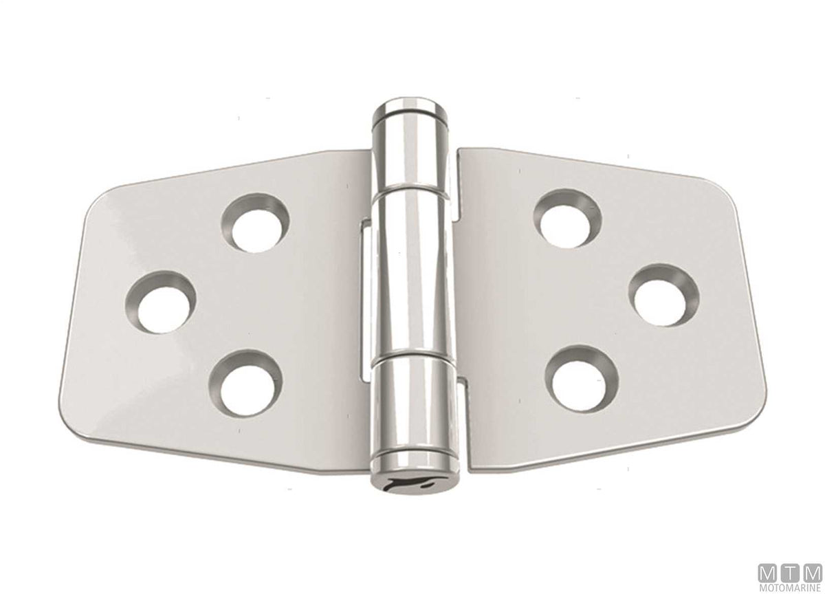 MTECH biscuit friction hinge 42x76 mm in stainless steel 316 - original photo Motomarine Srl