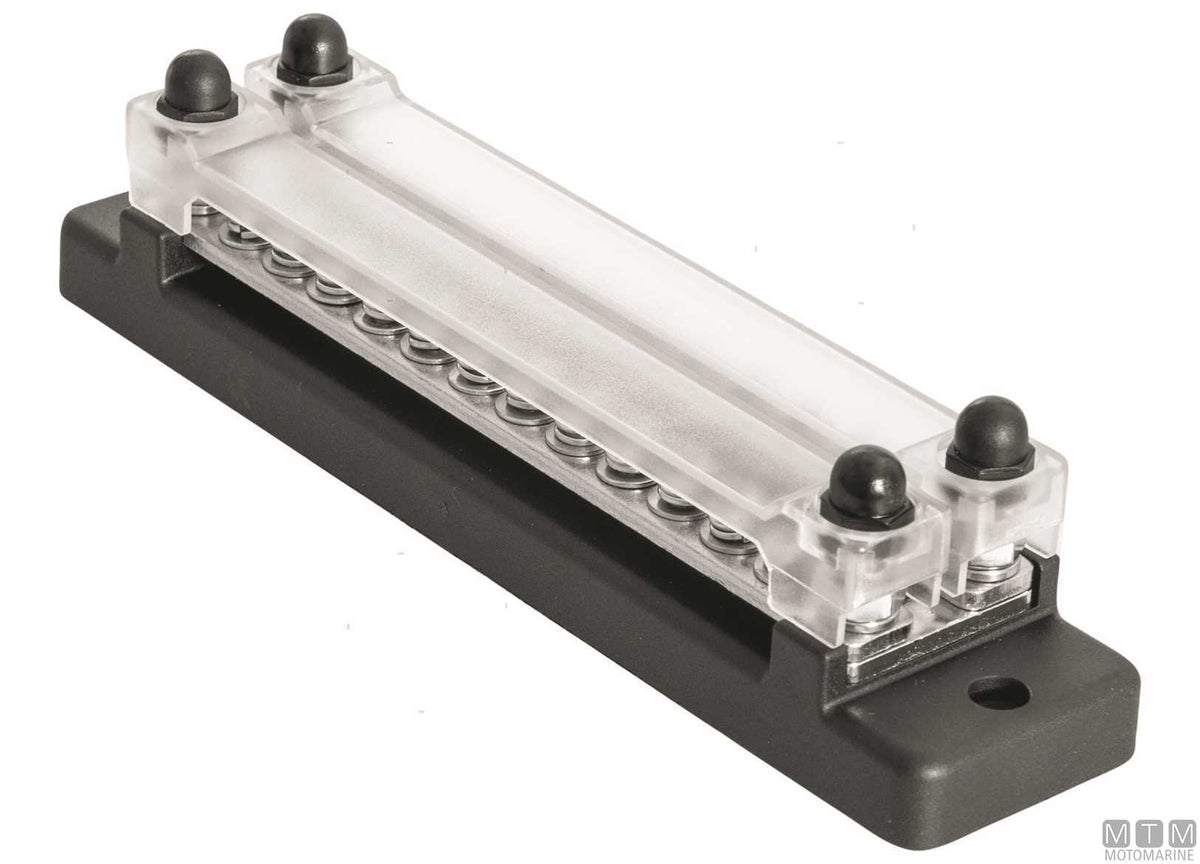 Connection bus bar 150 A 4xM6 24xM4 - original photo Motomarine Srl