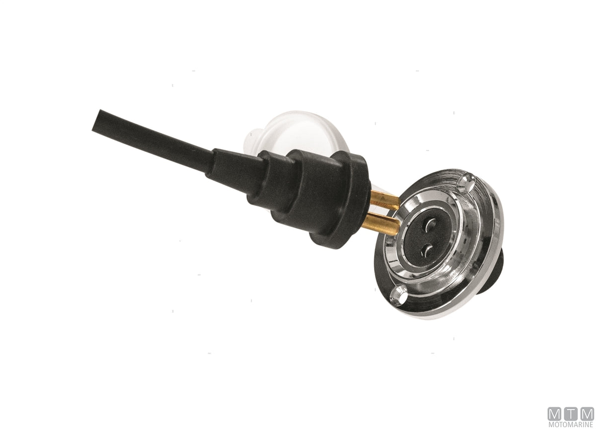 Clamp base for Ø22 mm tube - original photo Motomarine Srl