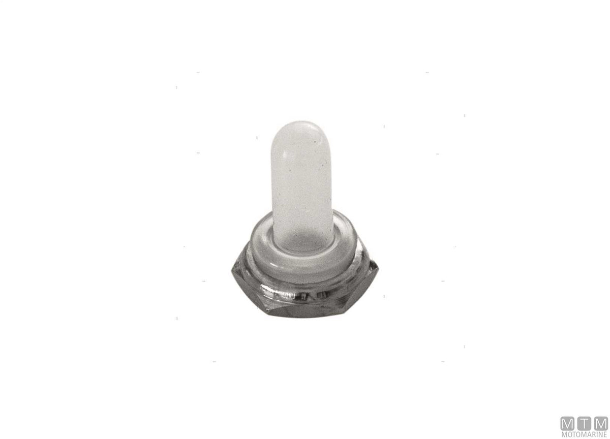 Waterproof clear cap for M12 toggle switches - original photo Motomarine Srl