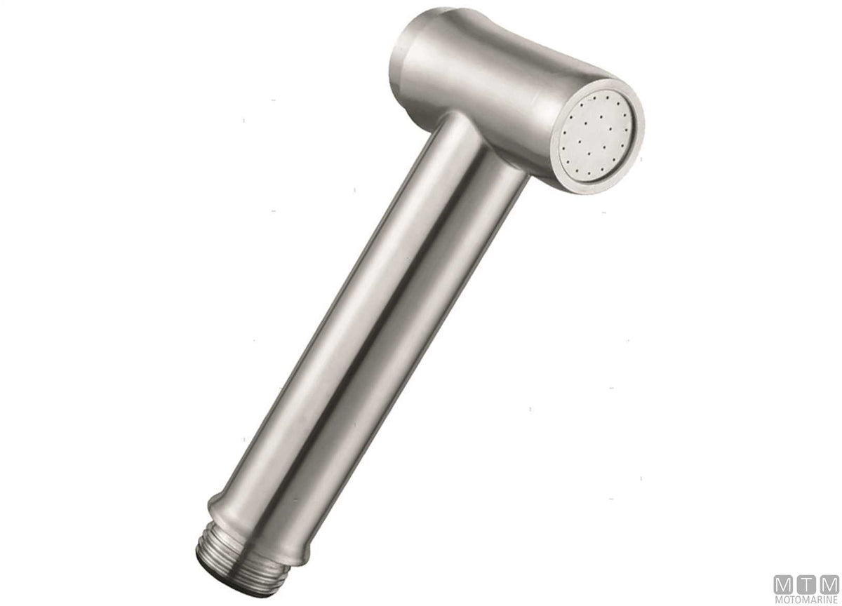 Push Button shower head stainless steel 18/8 - original photo Motomarine Srl