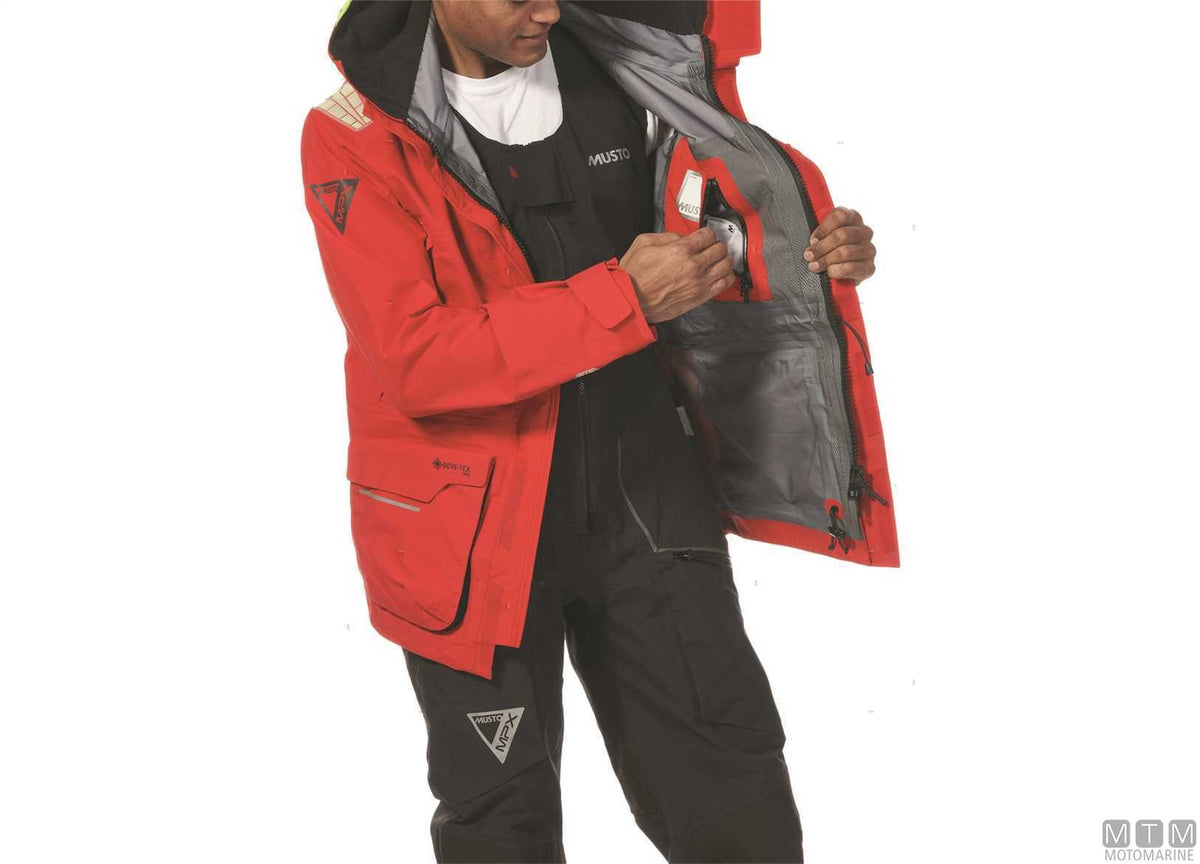 Musto MPX GTX Pro Offshore 2.0 Jacket 169 Red S - original photo Motomarine Srl