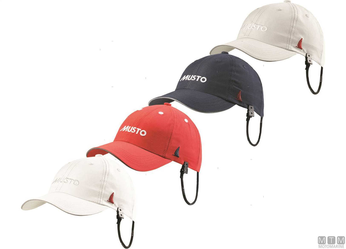 Musto Essential Fast Dry Crew Cap 598 navy blue - original photo Motomarine Srl