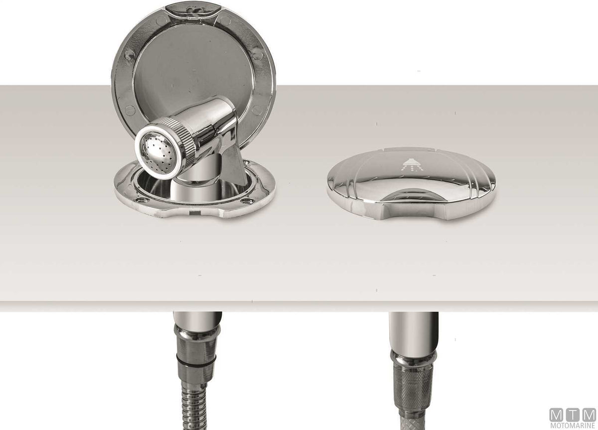 Shower kit Ivana - white box - original photo Motomarine Srl