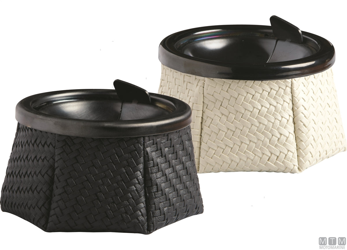 MB Windproof Rattan Black Ashtray - original photo Motomarine Srl