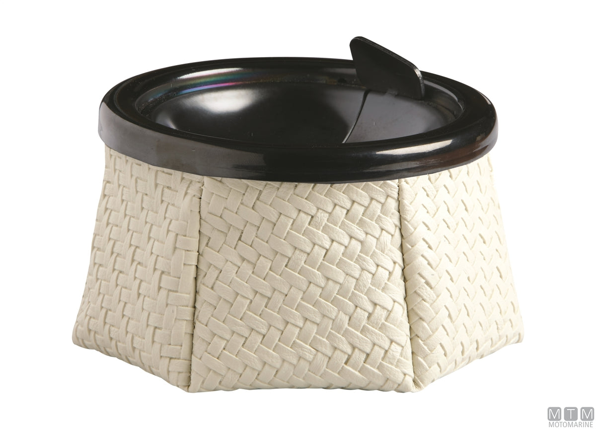 MB Windproof Rattan White Ashtray - original photo Motomarine Srl