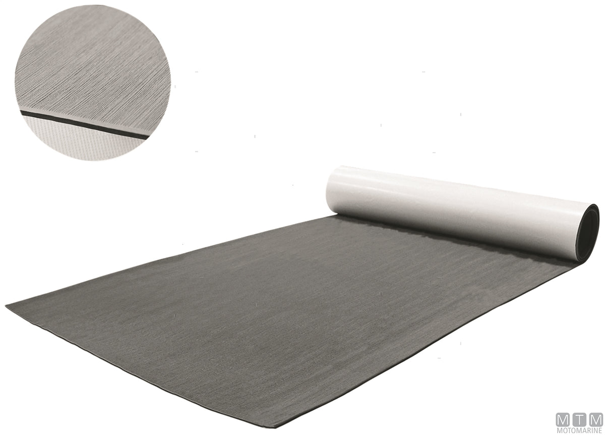 Adhesive smooth EVA Deck covering 200x100 cm teak - original photo Motomarine Srl
