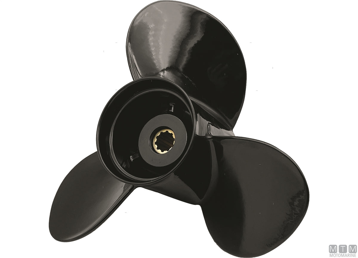 Alice propeller for Suzuki 3 blades aluminium 10 1/4x12 - original photo Motomarine Srl