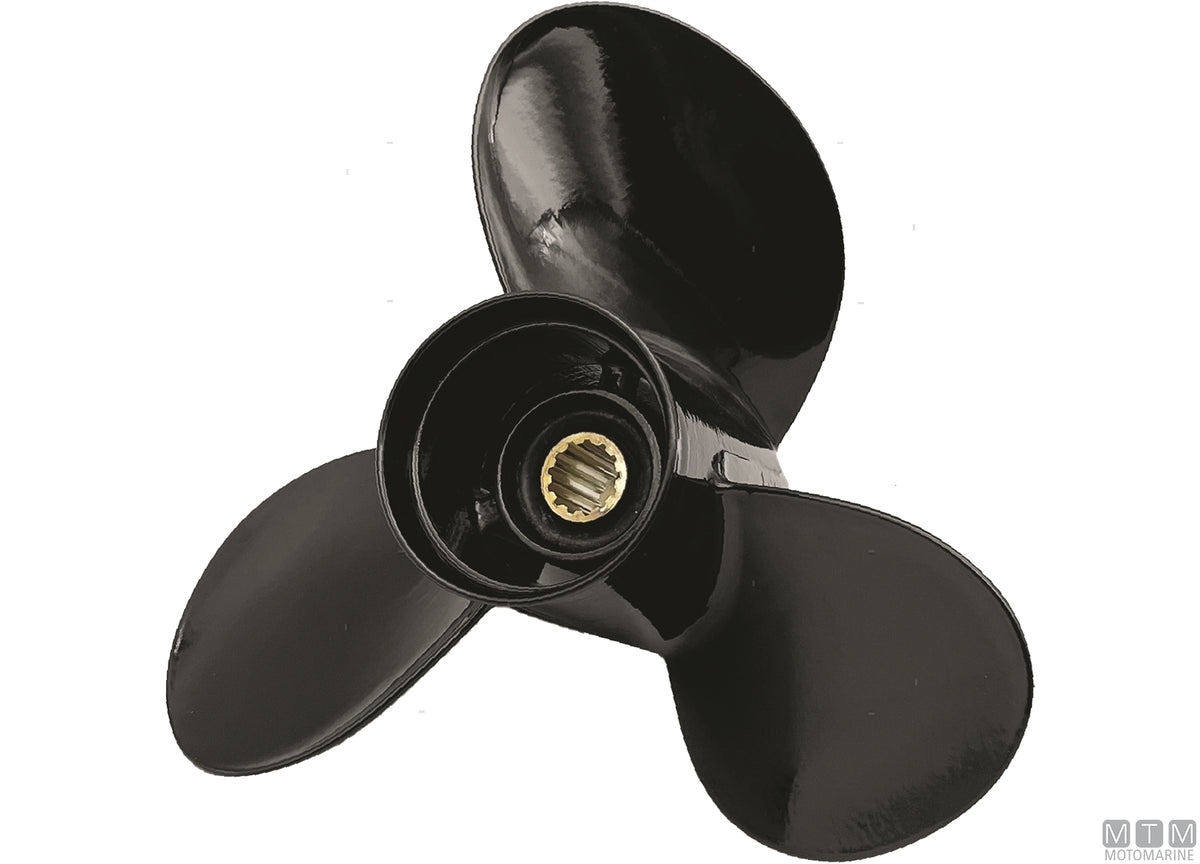 Alice propeller for Suzuki 3 blades aluminium 11 1/2x13 - original photo Motomarine Srl