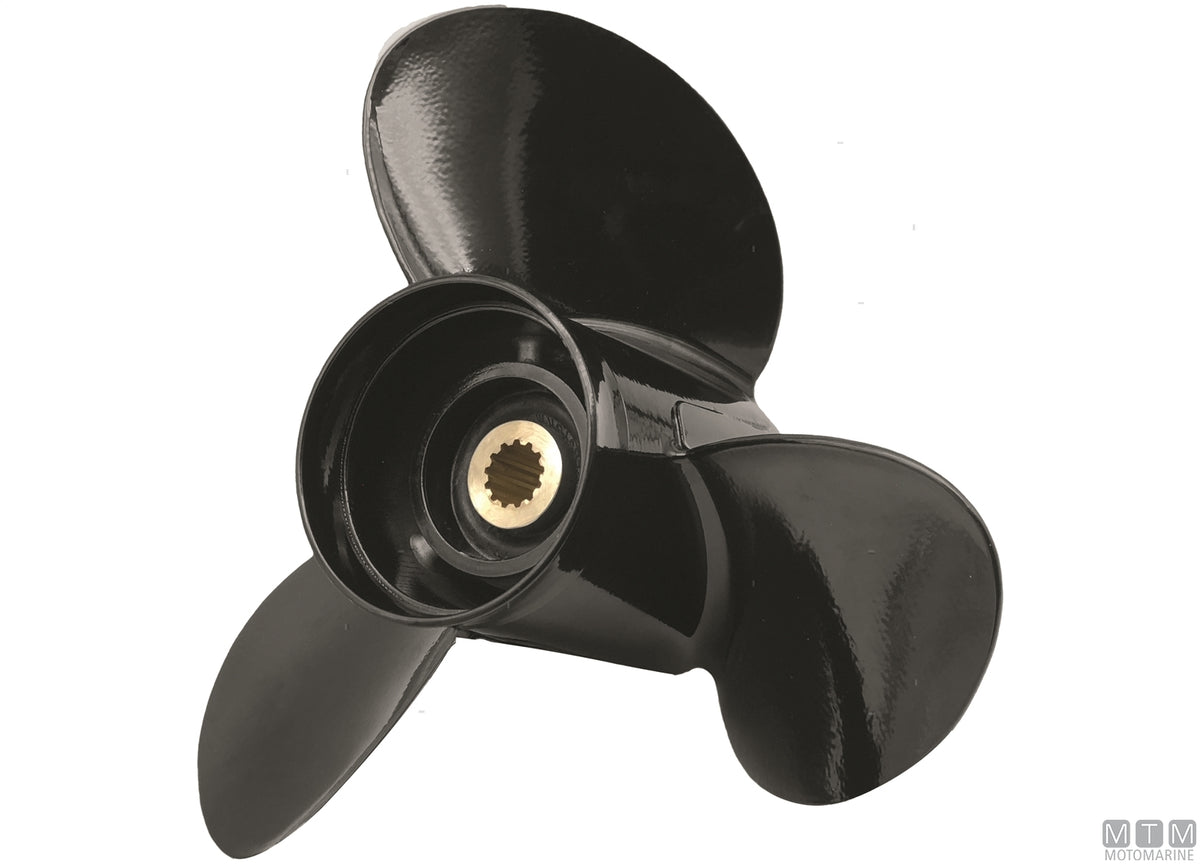 Alice propeller for Suzuki 3-blade aluminium 13 5/8x14 - original photo Motomarine Srl