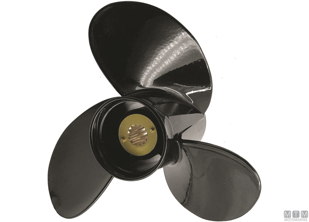 Alice propeller for Mercury 4 blades aluminum 10.3x13 - original photo Motomarine Srl