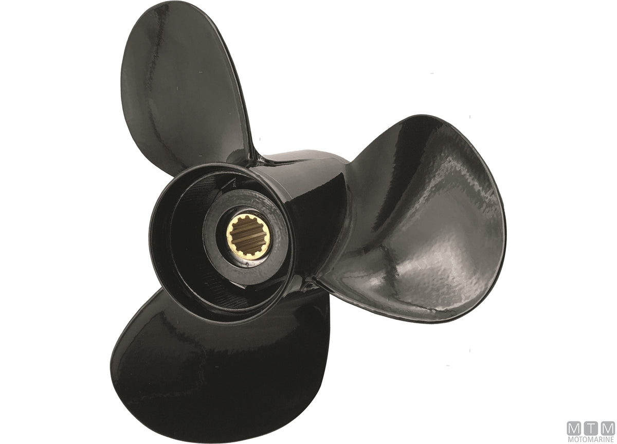 Alice propeller for Tohatsu 3-blade aluminum 11 3/4X10 - original photo Motomarine Srl