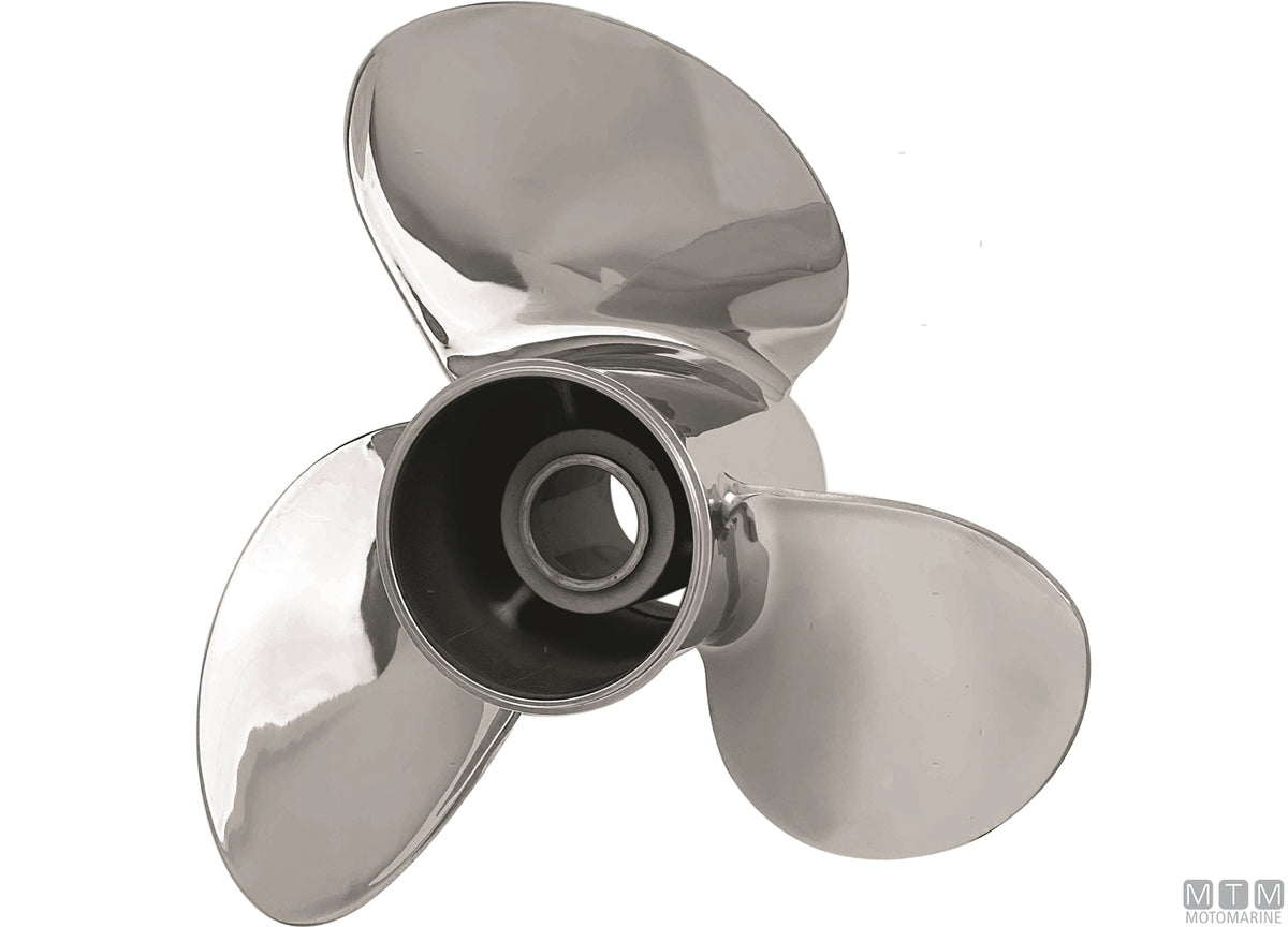 Alice propeller 3-blade stainless steel 16x17 - original photo Motomarine Srl