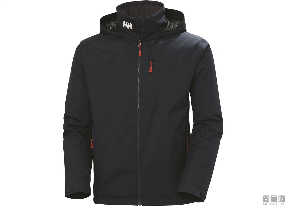 H/H Crew Midlayer 2.0 hooded jacket 601 light blue XL - original photo Motomarine Srl
