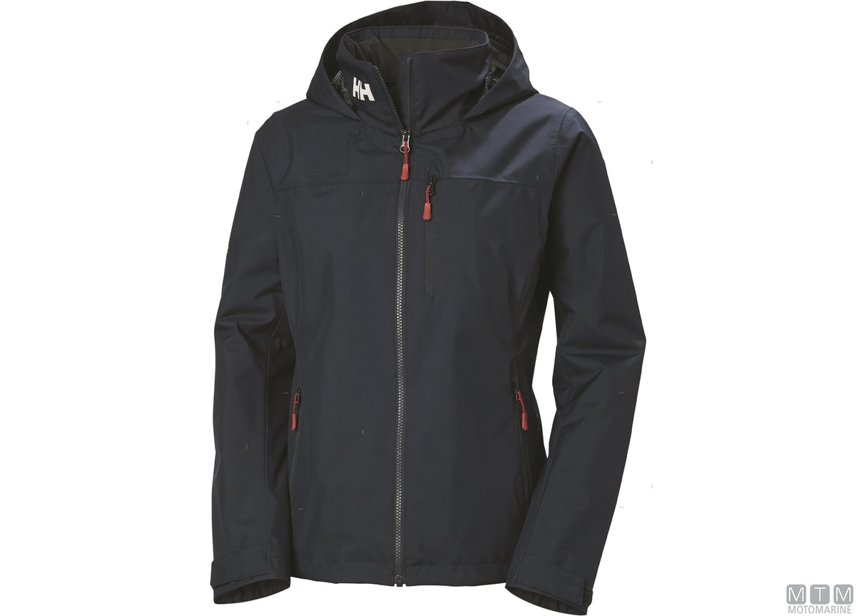 H/H Crew Midlayer 2.0 hooded jacket women's 597 navy blue L - original photo Motomarine Srl