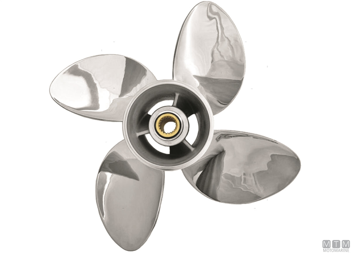 Alice propeller 3-blade stainless steel 14 3/4X17 for Volvo Penta - original photo Motomarine Srl
