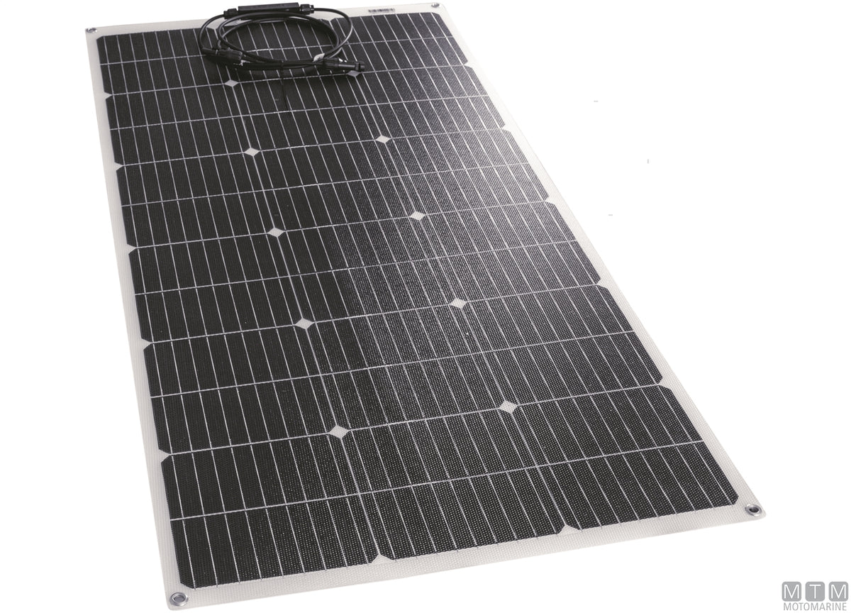 Semi-Flexible Mono ETFE Solar Panel 20 W 390x370 mm - original photo Motomarine Srl