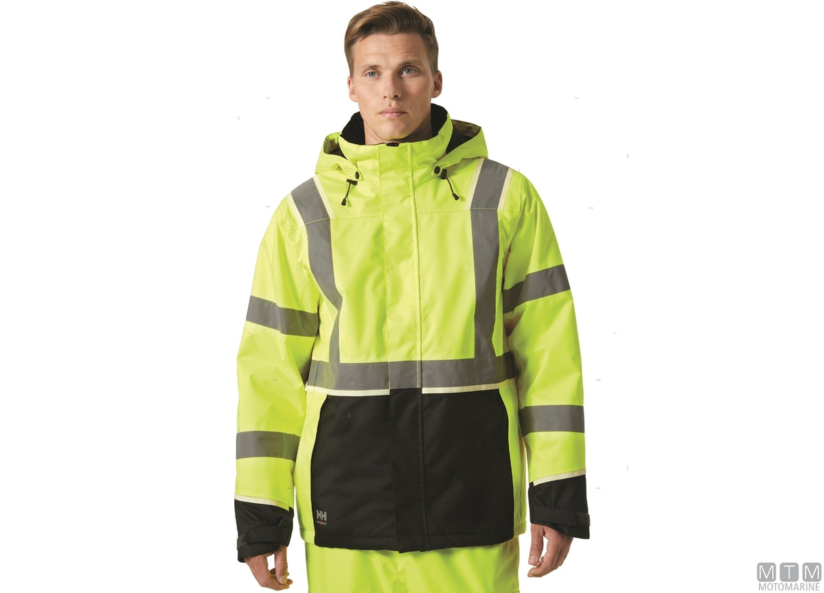 H/H WW UC-ME Winter Jacket 369 hi-vis yellow S - original photo Motomarine Srl