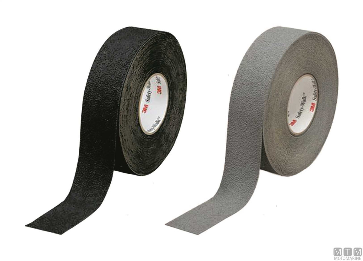 Non-slip strip 3M Safety Walk Resilient H25 mm L18.3 m black - original photo Motomarine Srl
