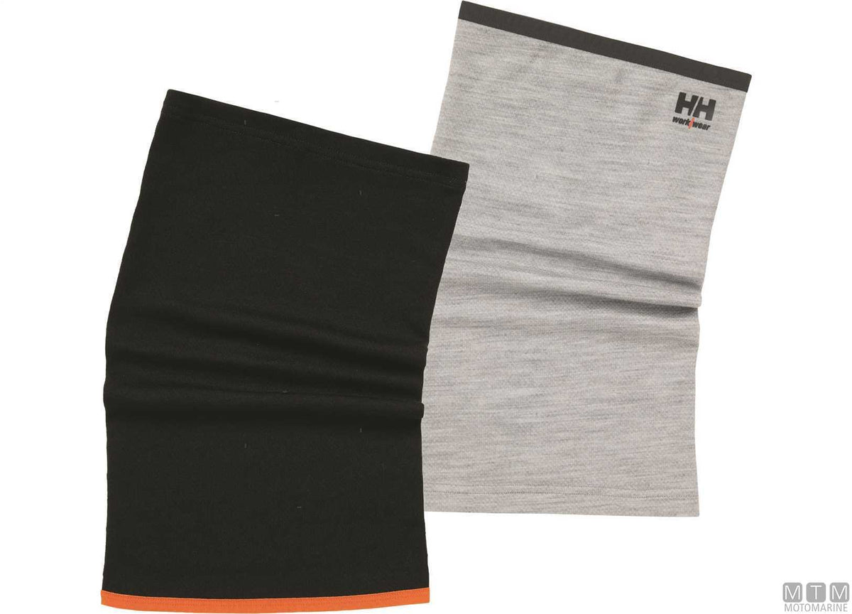 H/H Lifa Merino Wool Neck Gaiter 930 grey - original photo Motomarine Srl