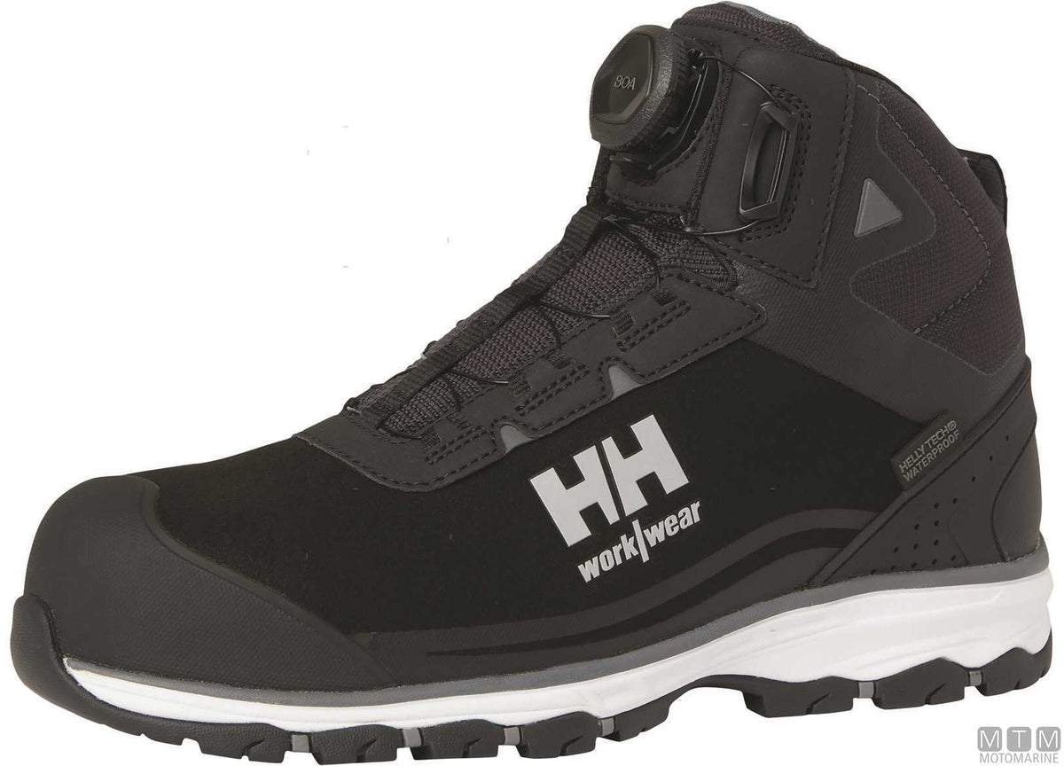 Boa H/H WW Chelsea Mid 930 black safety shoes 44 - original photo Motomarine Srl