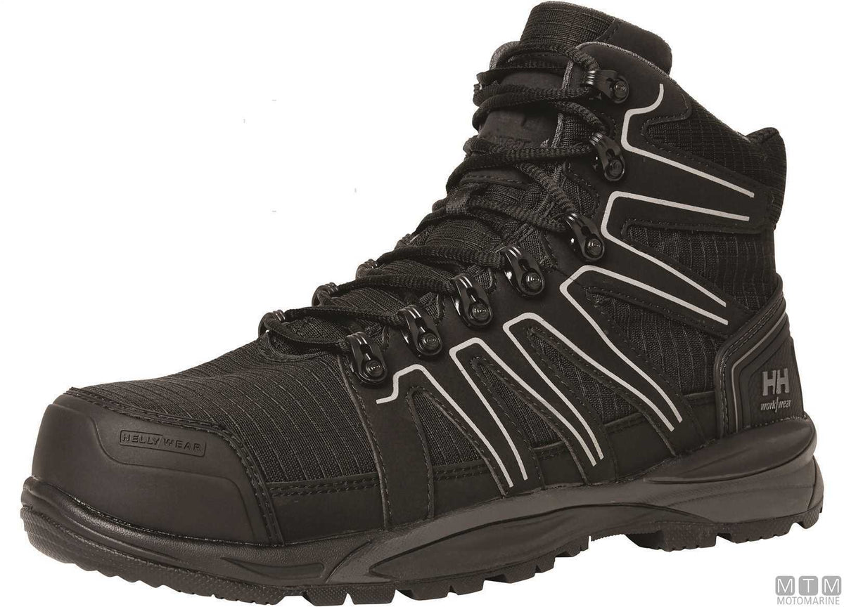 H/H WW Manchester Mid 930 black safety shoes 40 - original photo Motomarine Srl