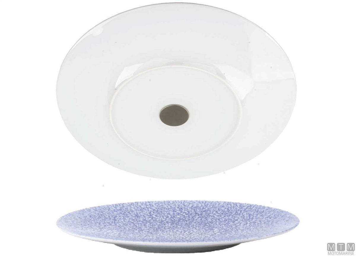 Silwy set of 2 magnetic porcelain dinner plates Ocean - original photo Motomarine Srl