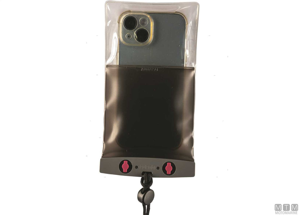 Aquapac phone waterproof case Compact Plus lime - original photo Motomarine Srl