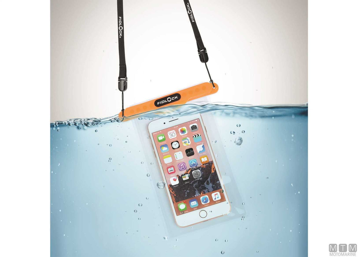 Fidlock Dry Bag Medium white waterproof case - original photo Motomarine Srl