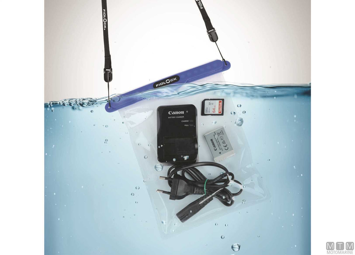 Fidlock Dry Bag Maxi white waterproof case - original photo Motomarine Srl