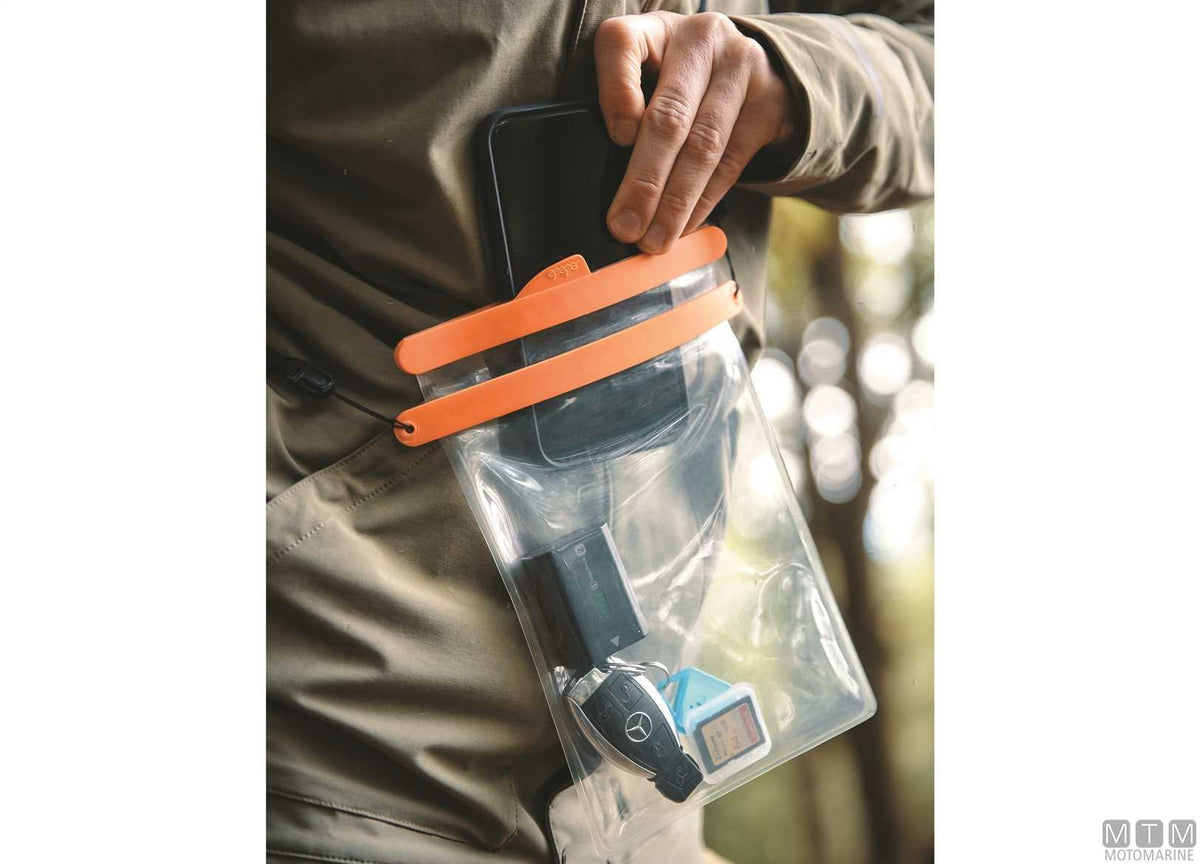 Fidlock Dry Bag Maxi orange waterproof case - original photo Motomarine Srl