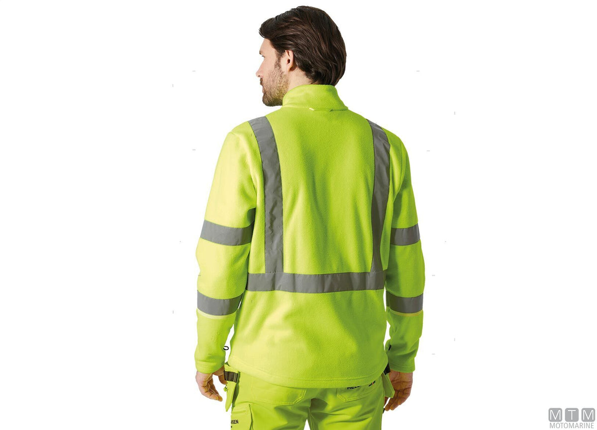 H/H WW UC-ME Fleece Jacket 360 hi-vis yellow L - original photo Motomarine Srl