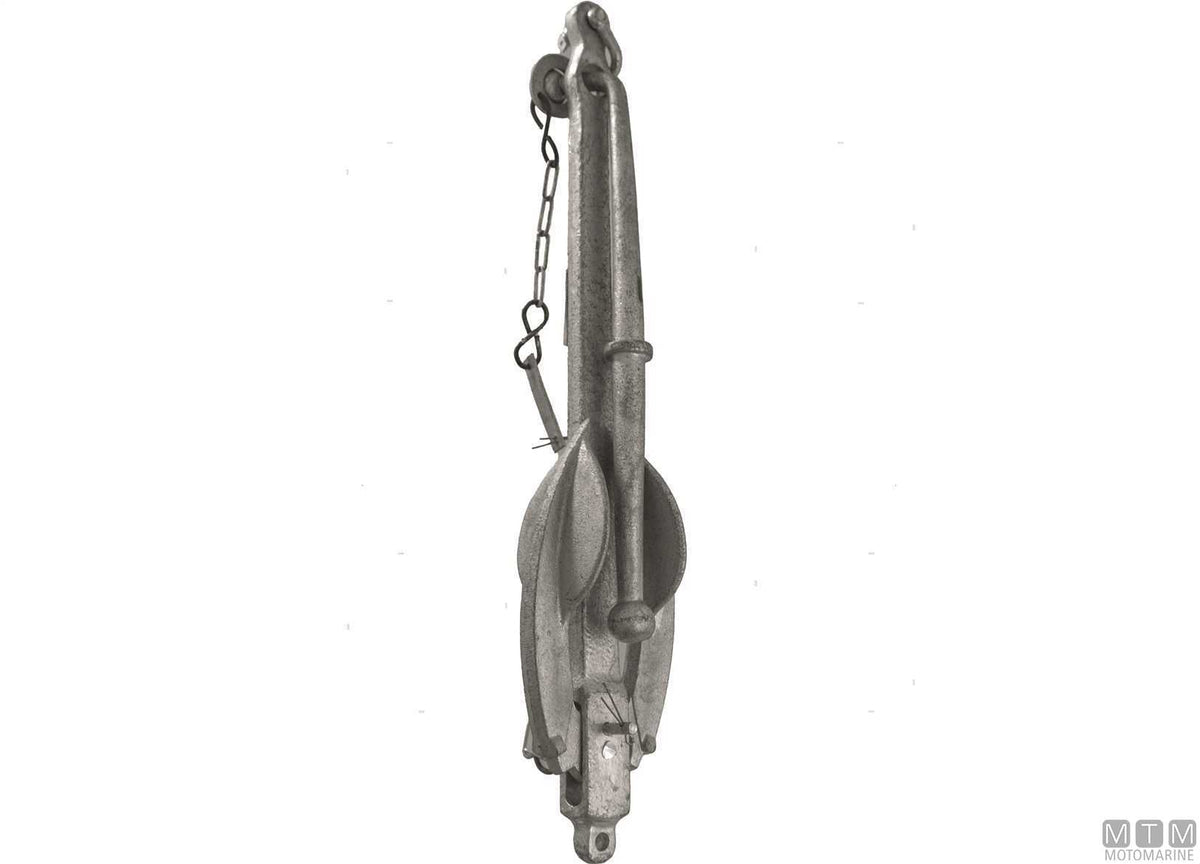 Folding admiralty anchor 7 kg hot-dip galvanized steel - original photo Motomarine Srl