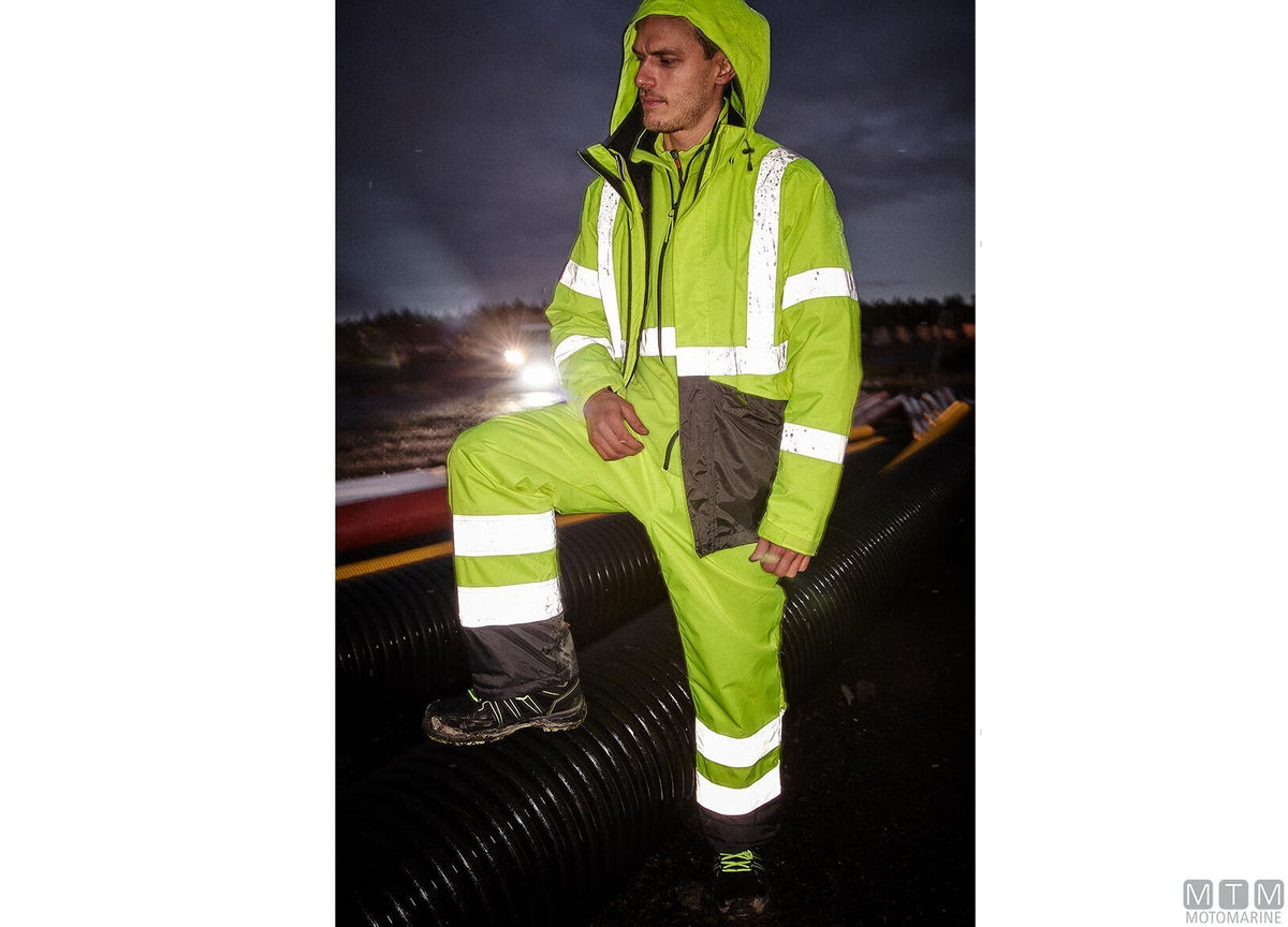 H/H WW UC-ME Trousers 369 hi-vis yellow 54 - original photo Motomarine Srl