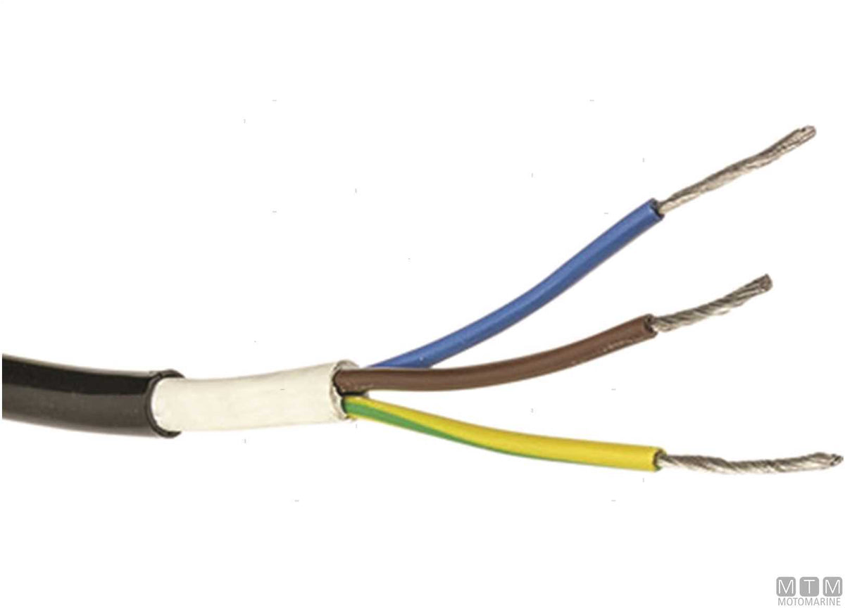 Power electrical cable 2x4 mm, 50 m - original photo Motomarine Srl