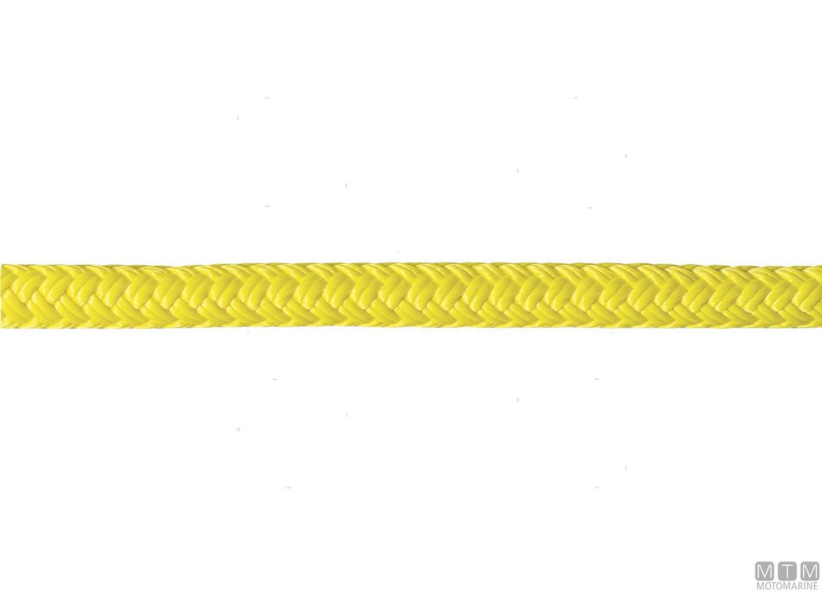Floating yellow mooring braid polypropylene Ø20 mm 75 m - original photo Motomarine Srl