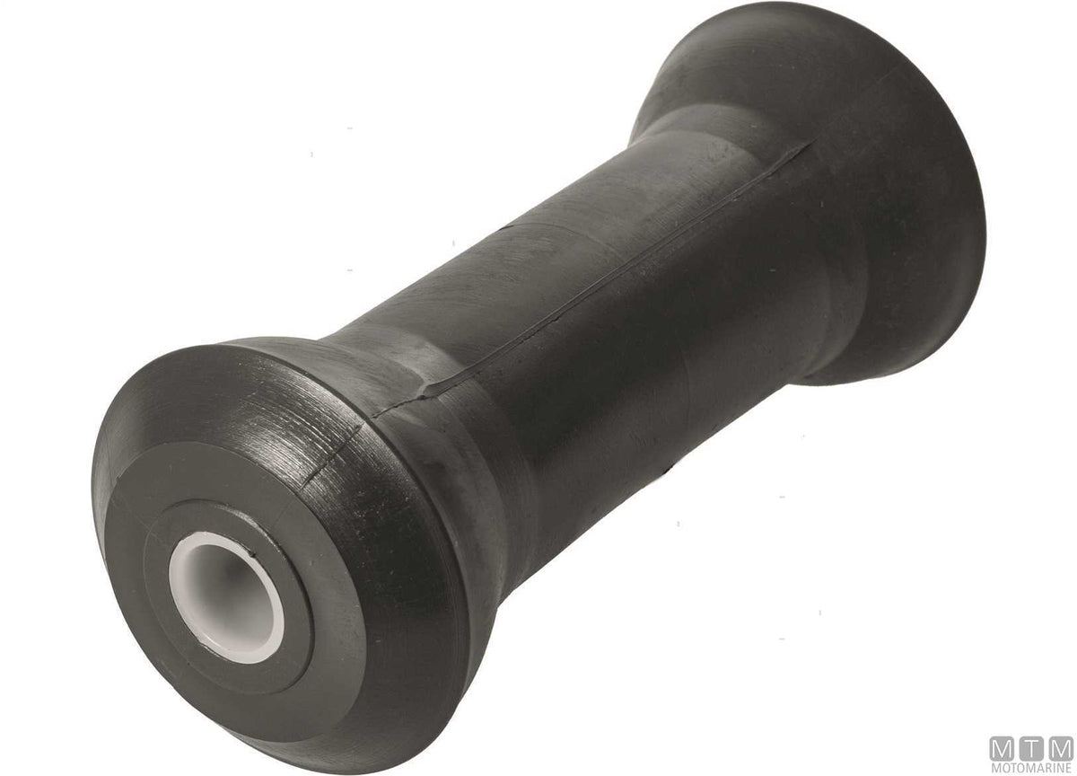 Rubber central roller for trailers 130x70 mm bore Ø15 mm - original photo Motomarine Srl