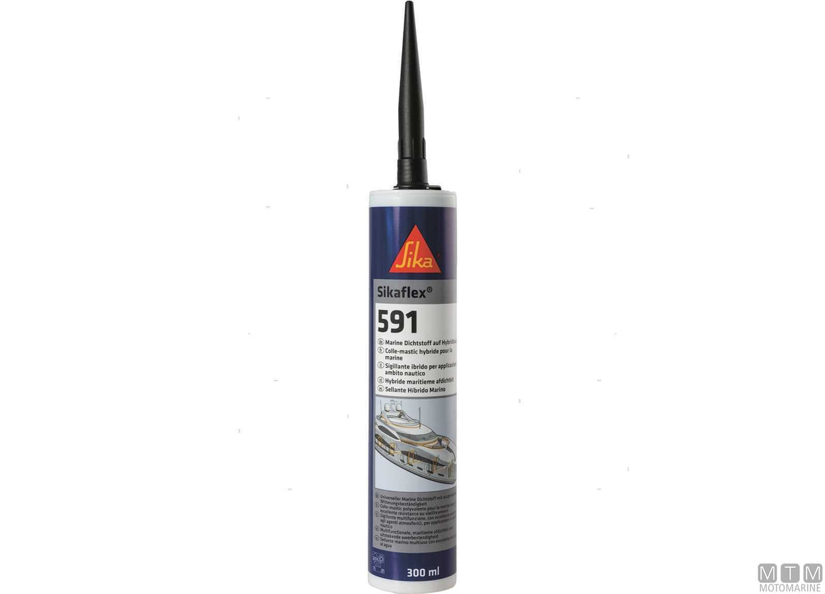Sikaflex 591 i black 300 ml - original photo Motomarine Srl