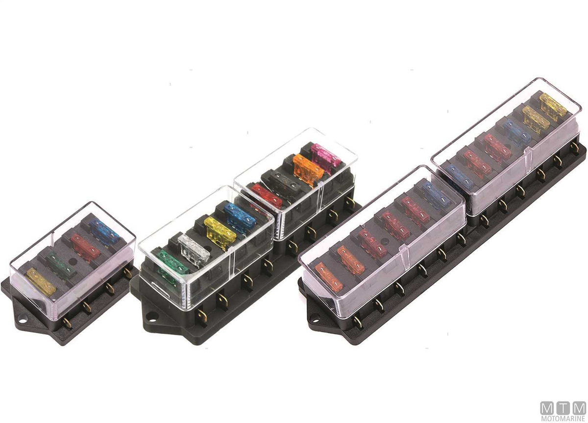 Fuse box UNIVAL 8-position - original photo Motomarine Srl