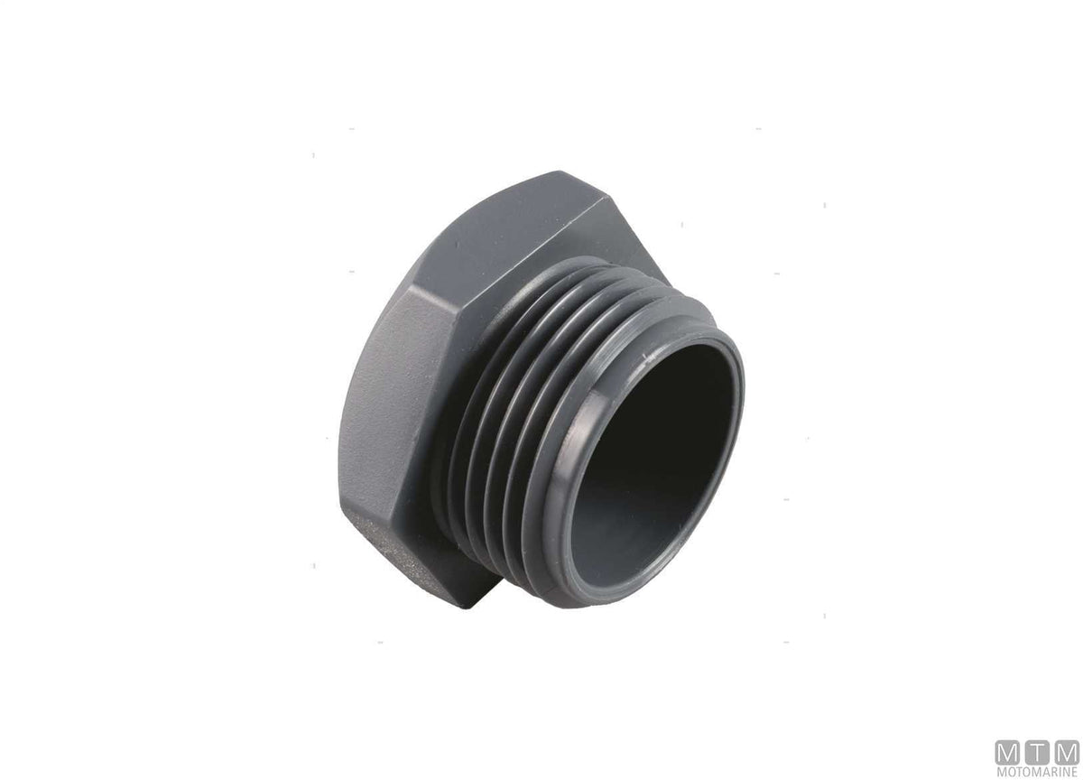 Male plug 1/2 fiberglass-reinforced polypropylene - original photo Motomarine Srl
