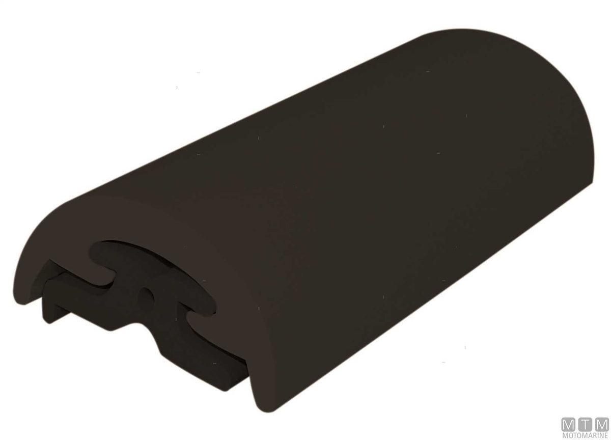 Fender rub rail profile Radial white H40 mm L24 m - original photo Motomarine Srl