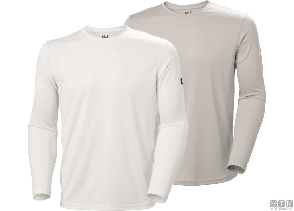 H/H Tech Crew 2.0 shirt 853 grey M - original photo Motomarine Srl